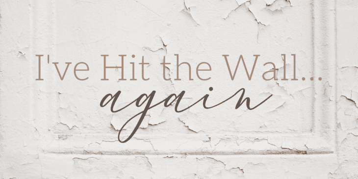 I've Hit the Wall blog